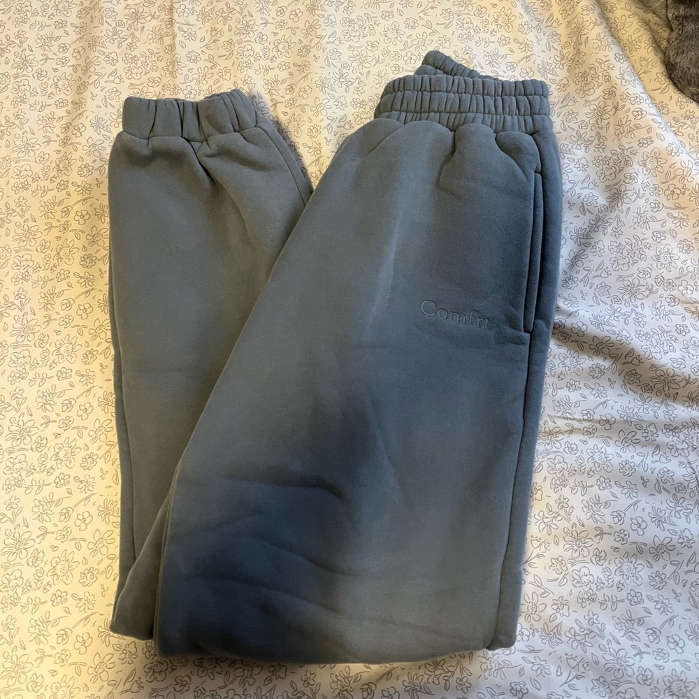 Comfrt Slate Blue Joggers & Hoodie